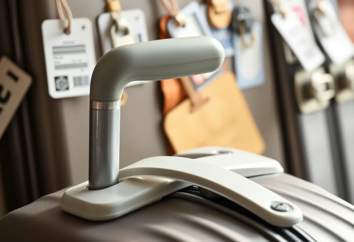 Poignée de valise robuste en polycarbonate