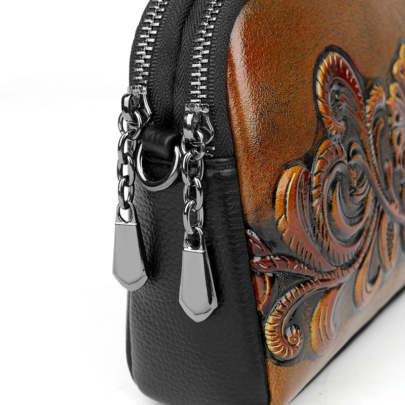 sac à main vintage avec motif embossé pour femme petit sac bandoulière et Épaule