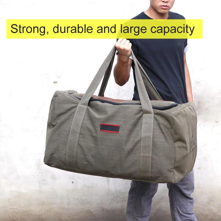 hommes sacs de voyage grande capacité femmes bagages voyage sacs de sport toile grand voyage fourre tout sac à main pliable voyage sac bolsa feminina