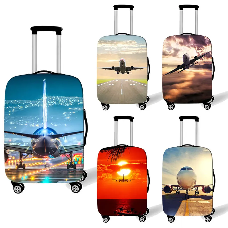 housses de valise de voyage pour homme, housses de protection élastiques, pour avion, hélicoptère, valise, roulettes