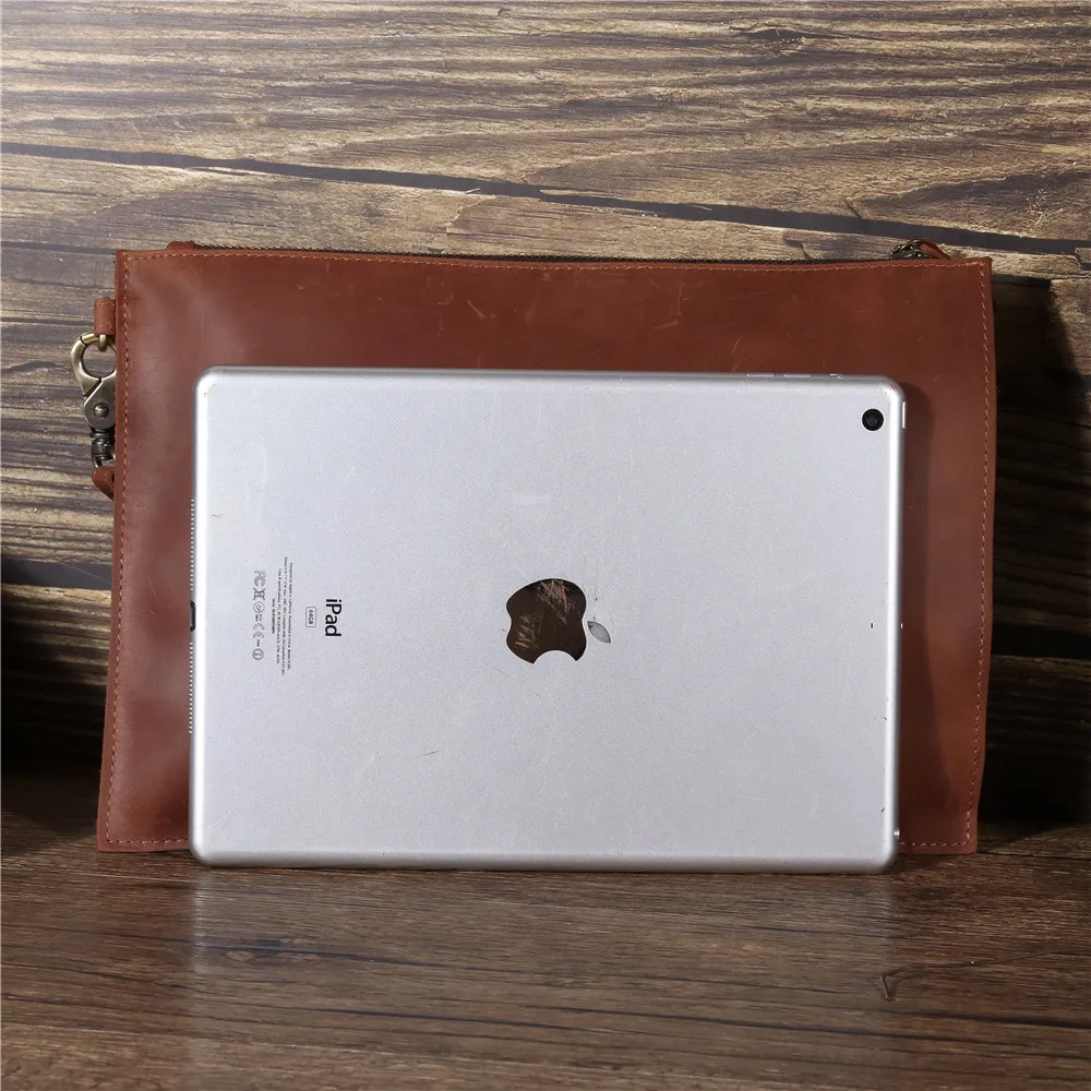 pochettes pour hommes en cuir véritable sac à main mâle longs portefeuilles d'argent pochette pour téléphone portable homme pochette de fête porte carte