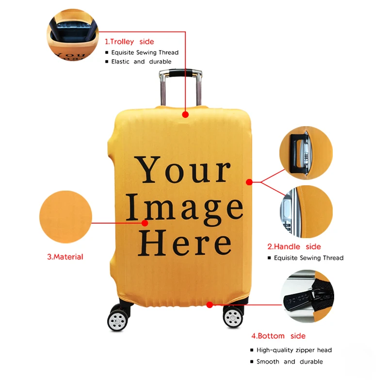 housses de valise de voyage pour homme, housses de protection élastiques, pour avion, hélicoptère, valise, roulettes