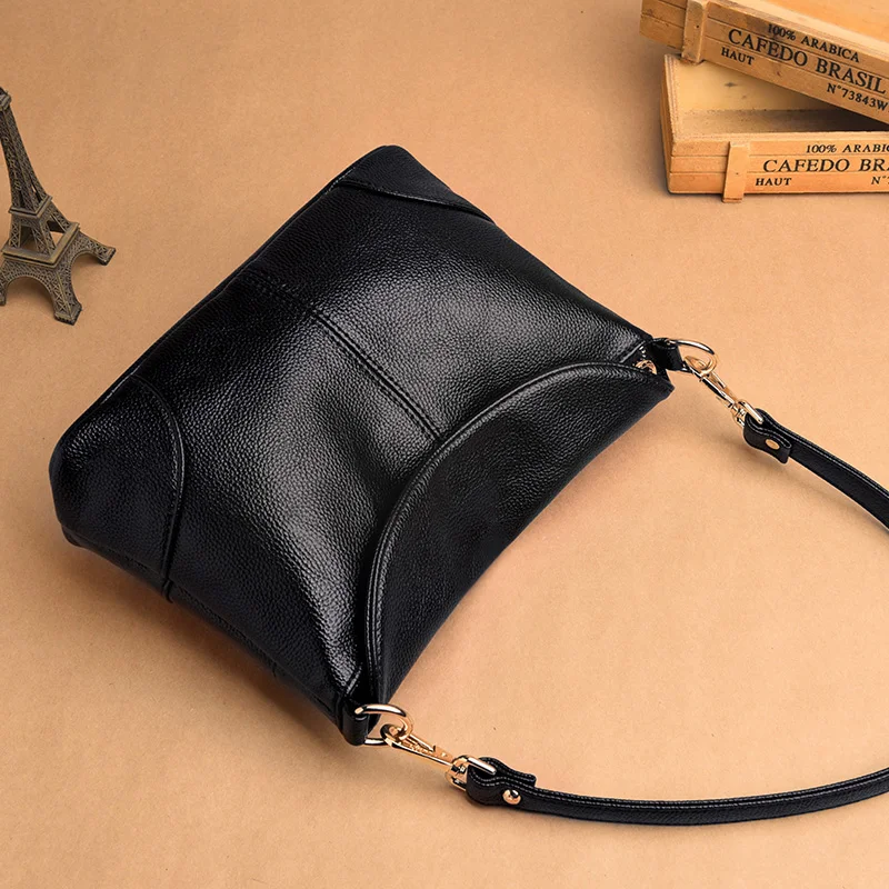 sac à bandoulière en cuir souple pour femmes, sacoche de luxe de bonne qualité, sac à rabat décontracté à la mode