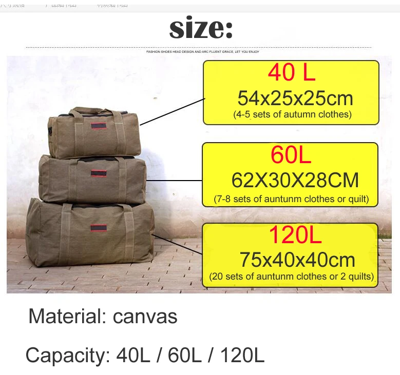 hommes sacs de voyage grande capacité femmes bagages voyage sacs de sport toile grand voyage fourre tout sac à main pliable voyage sac bolsa feminina
