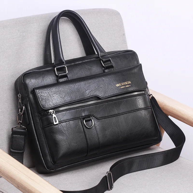 porte documents en cuir pu pour hommes, sac à main de bonne qualité, nouvelle marque, sacoche à bandoulière, sac de bureau