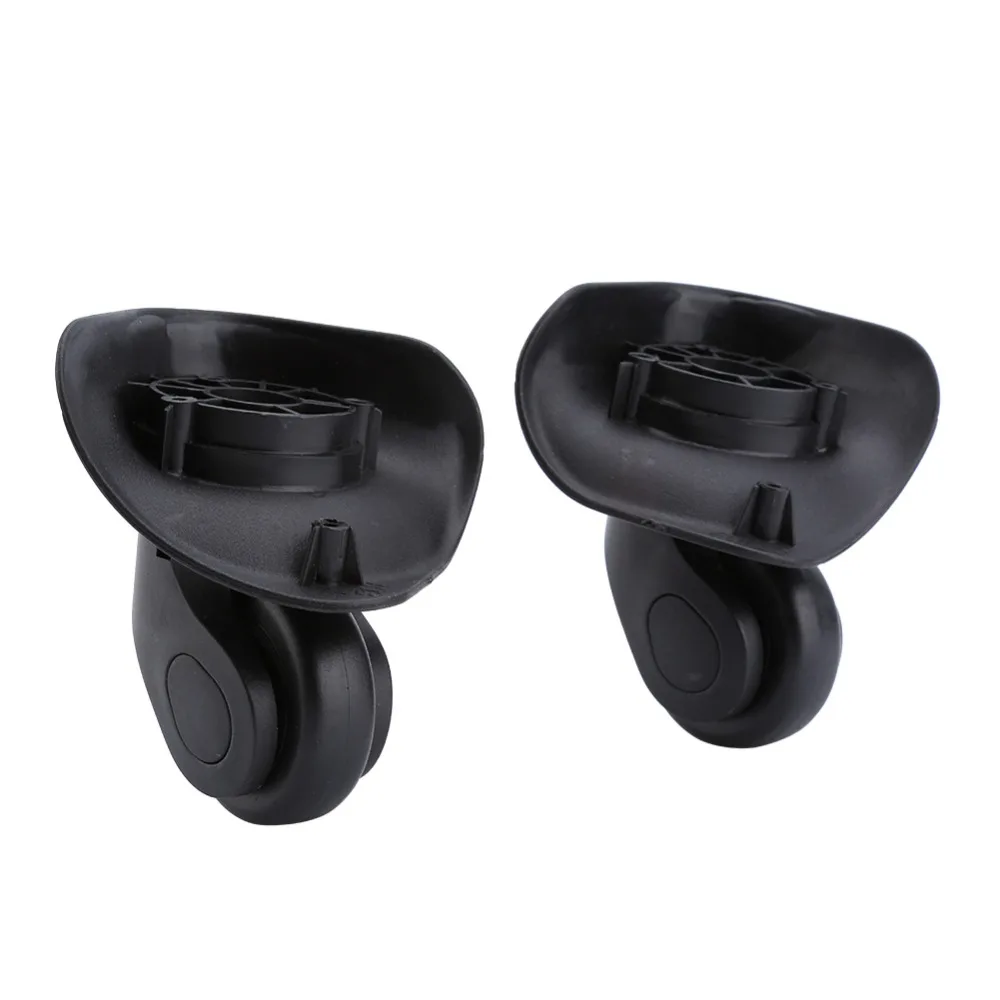 roues de remplacement universelles en plastique pour valise, pour tout sac, boîte à bagages, 1 paire