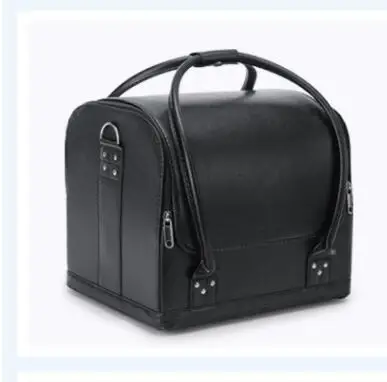 valise de maquillage de grande capacité pour femmes, organisateur de maquillage, trousse de toilette et de cosmétiques, boîte de rangement d'esthéticienne, valise cosmétique portable