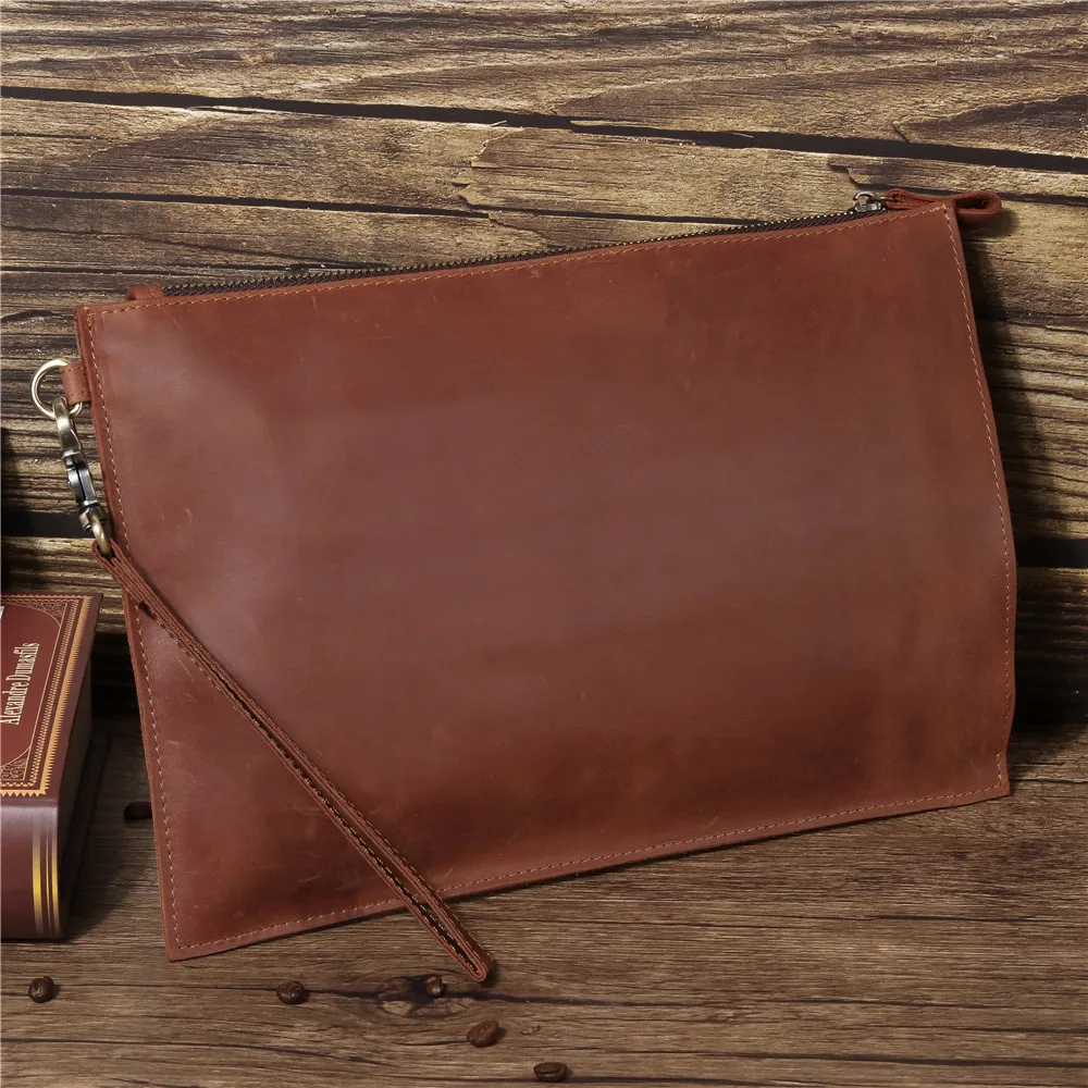 Pochettes pour hommes en cuir véritable sac à main mâle longs portefeuilles d'argent pochette pour téléphone portable homme pochette de fête porte-carte