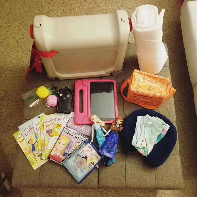 bagages de couchage multifonctions pour enfants, valise de voyage pour bébé, sac de mise à niveau pour avion, boîte de lit pour enfants, valise créative