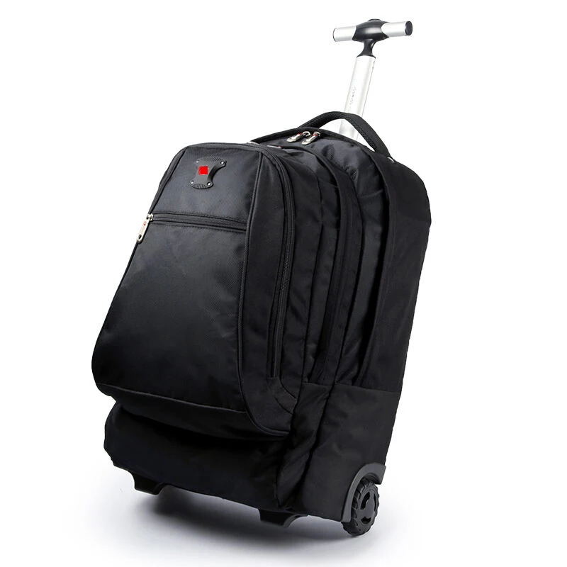 sac de voyage à roulettes de grande capacité pour hommes et femmes, valise d'embarquement multifonctionnelle sr, marque suisse