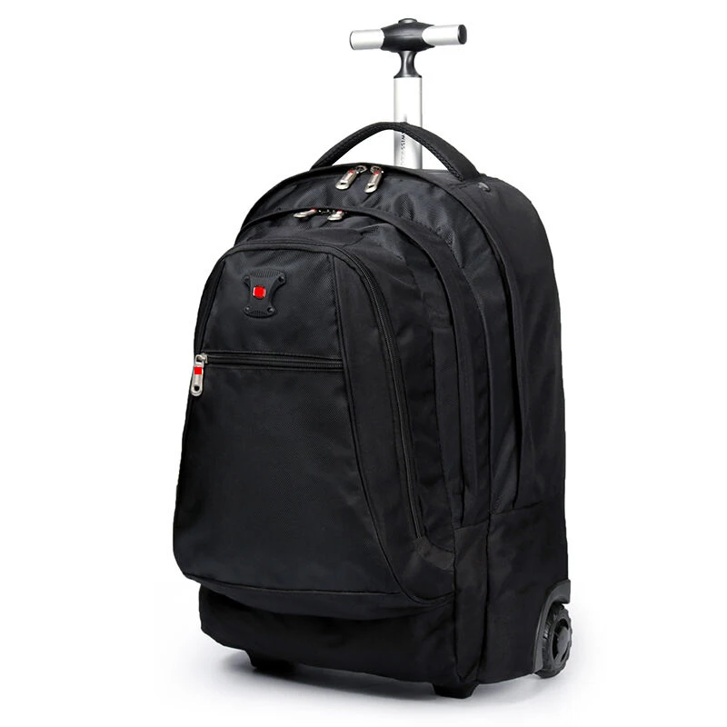 Sac de voyage à roulettes de grande capacité pour hommes et femmes, valise d'embarquement multifonctionnelle SR, marque suisse