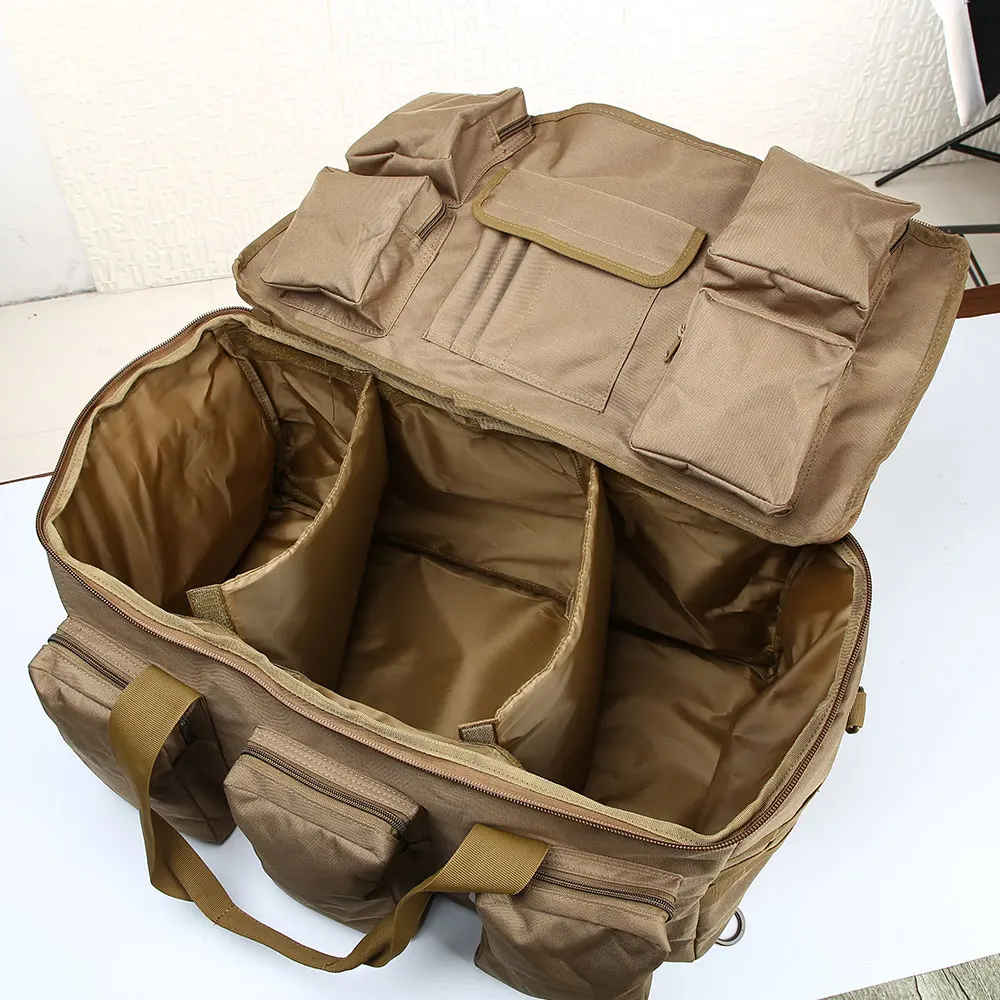 55l bagages sac polochon camping sac à dos tactique grands sacs hommes randonnée voyage alpinisme voyage utilitaire gymnase week end duffle