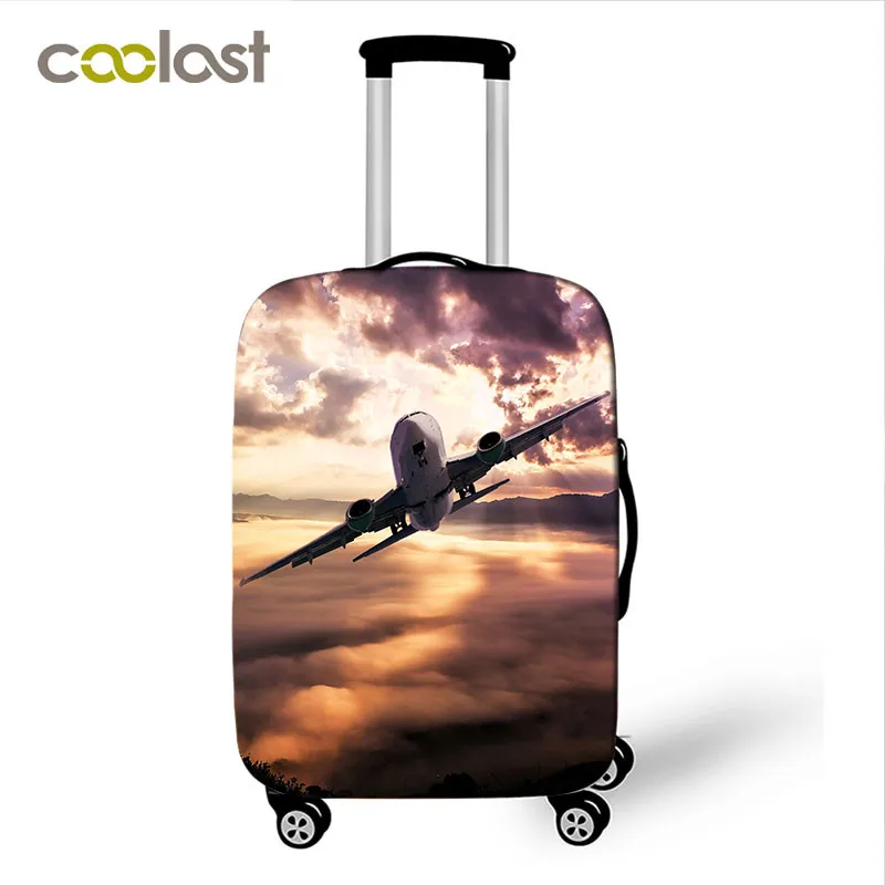 housses de valise de voyage pour homme, housses de protection élastiques, pour avion, hélicoptère, valise, roulettes