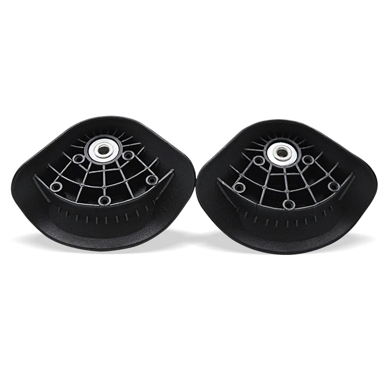 roue de remplacement pour bagages, pivotante, universelle, noire, double rangée pour valises a57 fsl