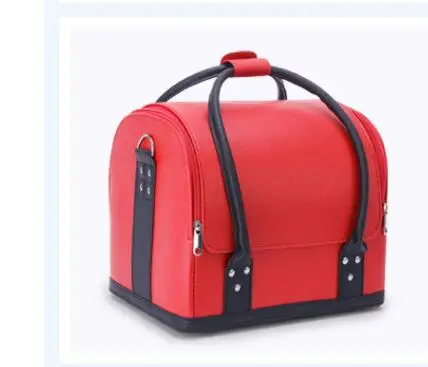 valise de maquillage de grande capacité pour femmes, organisateur de maquillage, trousse de toilette et de cosmétiques, boîte de rangement d'esthéticienne, valise cosmétique portable