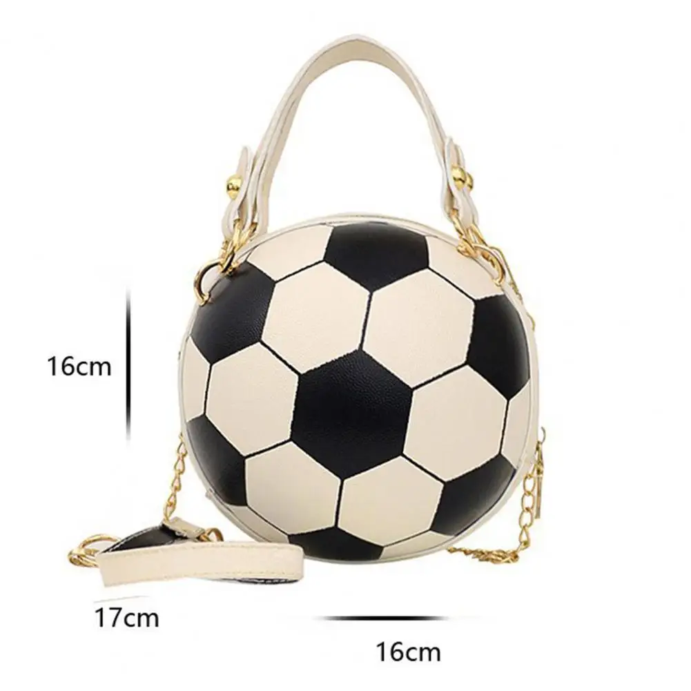 sac à main chic pour femmes, rond, basket ball, football, en forme de baril, sac à bandoulière en faux cuir