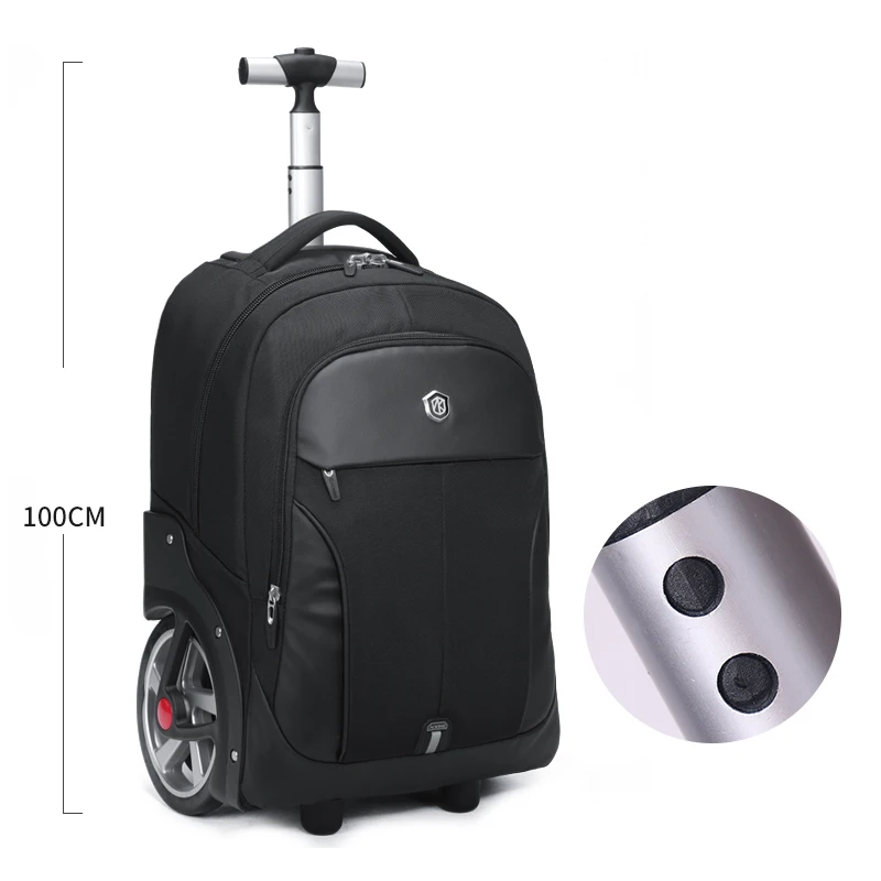 dernière marque mise à niveau valise trolley sac avec grande roue voyage sac à bandoulière nouveau voyage hommes/femmes bagage à main valise d'embarquement