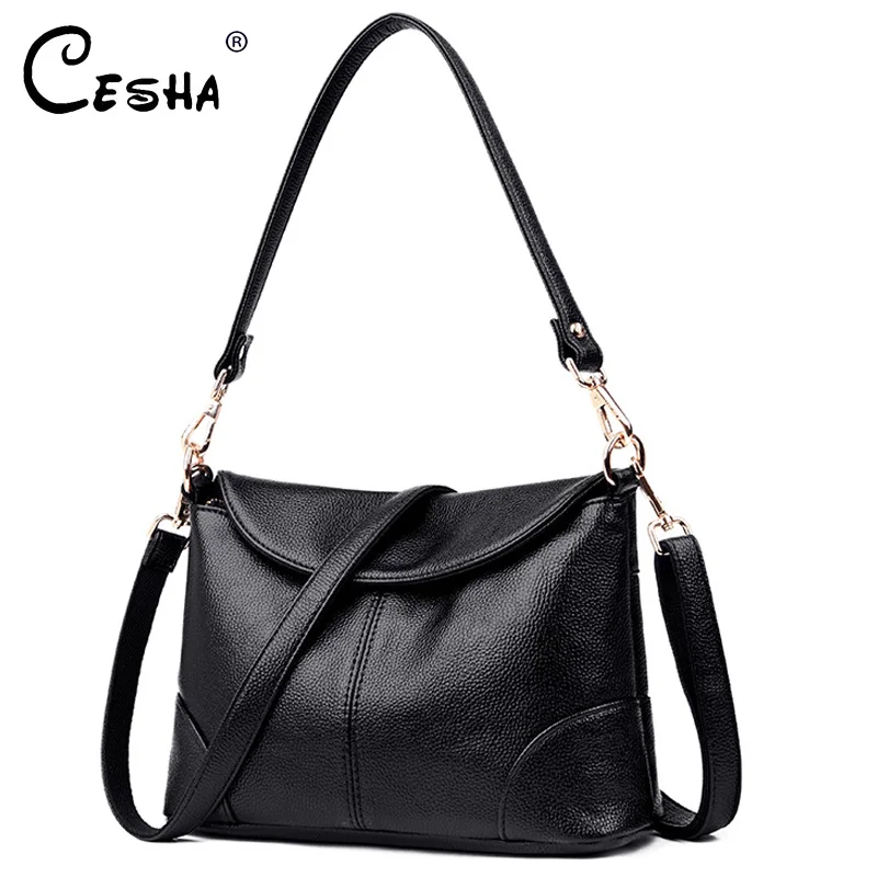 Sac à bandoulière en cuir souple pour femmes, sacoche de luxe de bonne qualité, sac à rabat décontracté à la mode