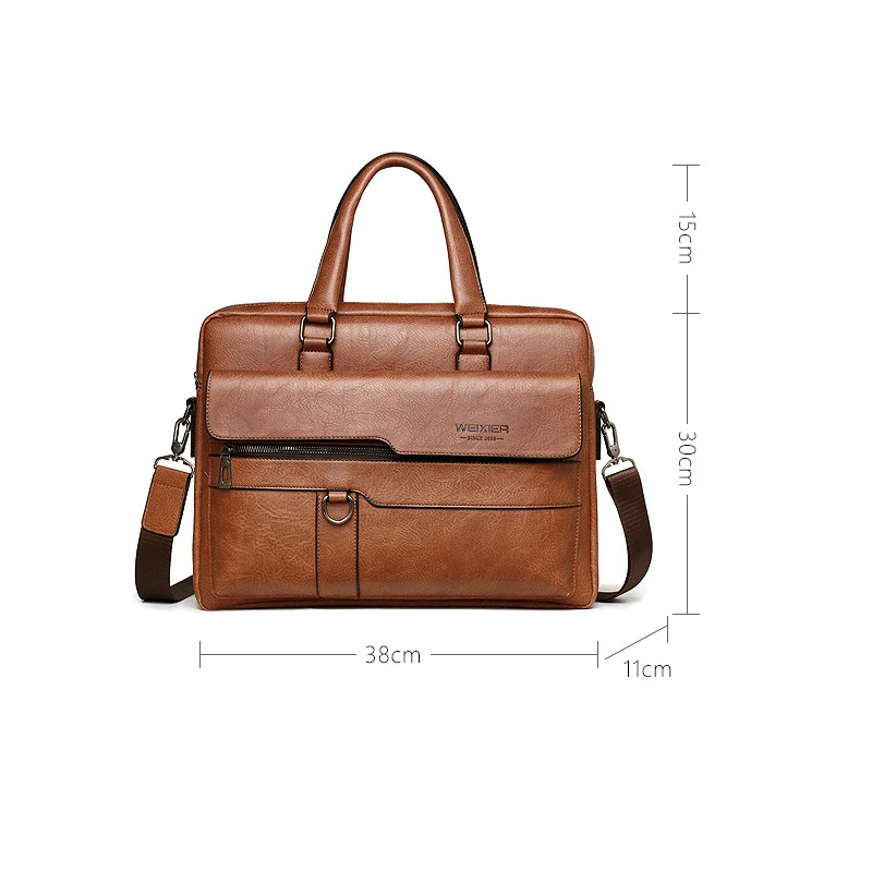 porte documents en cuir pu pour hommes, sac à main de bonne qualité, nouvelle marque, sacoche à bandoulière, sac de bureau