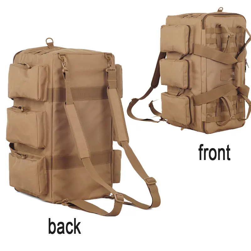 55l bagages sac polochon camping sac à dos tactique grands sacs hommes randonnée voyage alpinisme voyage utilitaire gymnase week end duffle