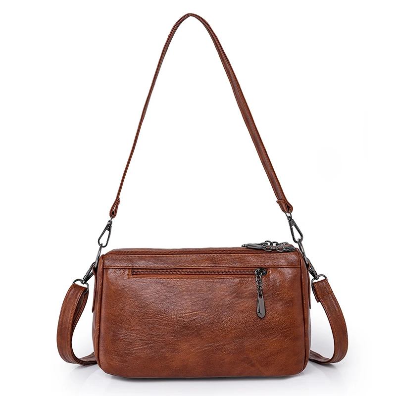 sac à main en cuir pu pour femme, sac à bandoulière vintage, sacs initiés à la mode, design de luxe, nouvelle tendance