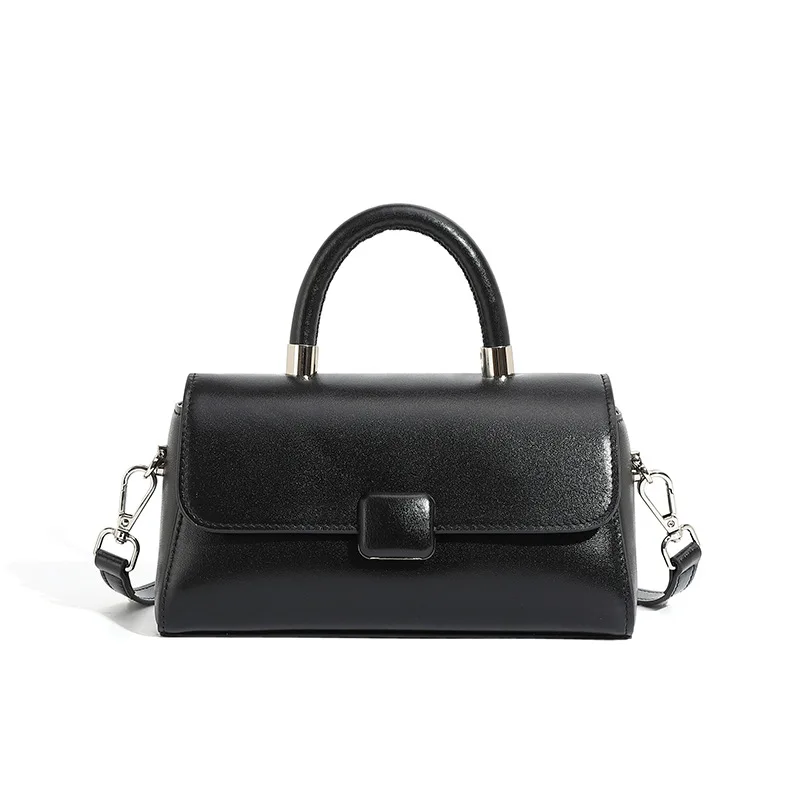 sac à main en cuir véritable pour femmes, sac polyvalent à la mode 2025, sac à bandoulière simple haut de gamme de niche de luxe léger