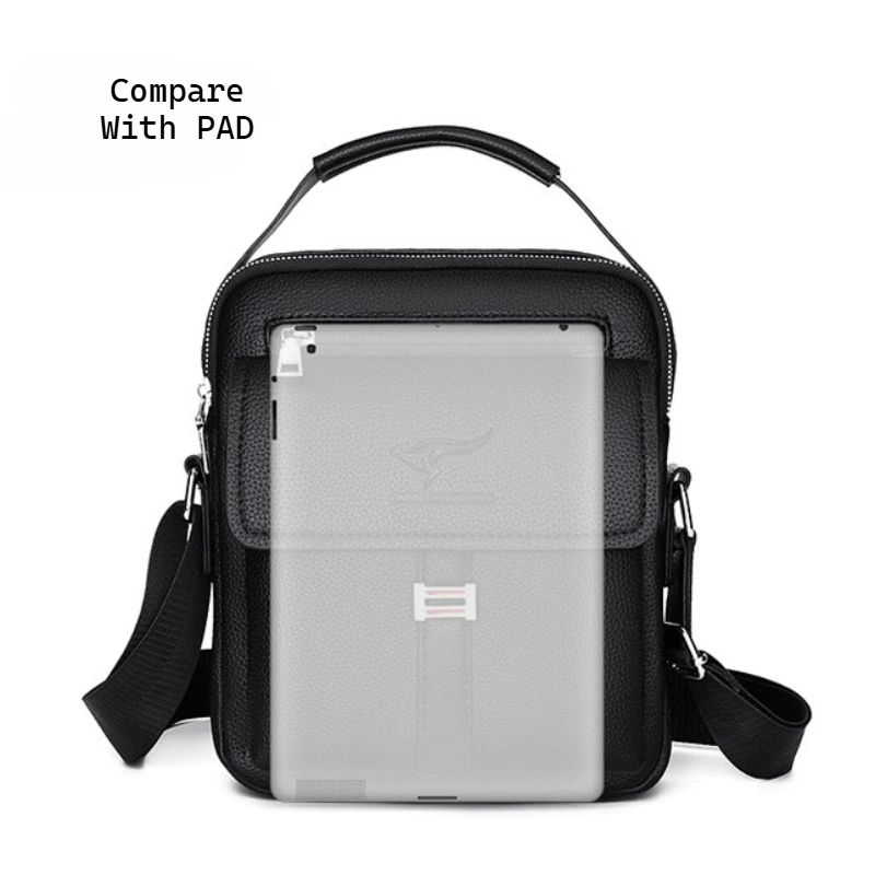 nouveau sac à main pour hommes sac à bandoulière décontracté à la mode sacs en cuir imperméables de haute qualité sac de taille de grande capacité sac croisé