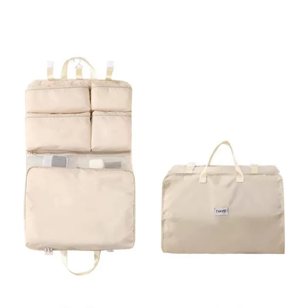 pochette de rangement de bagages suspendue, sac de voyage pliable de grande capacité, organisateur résistant à l'humidité et à la poussière