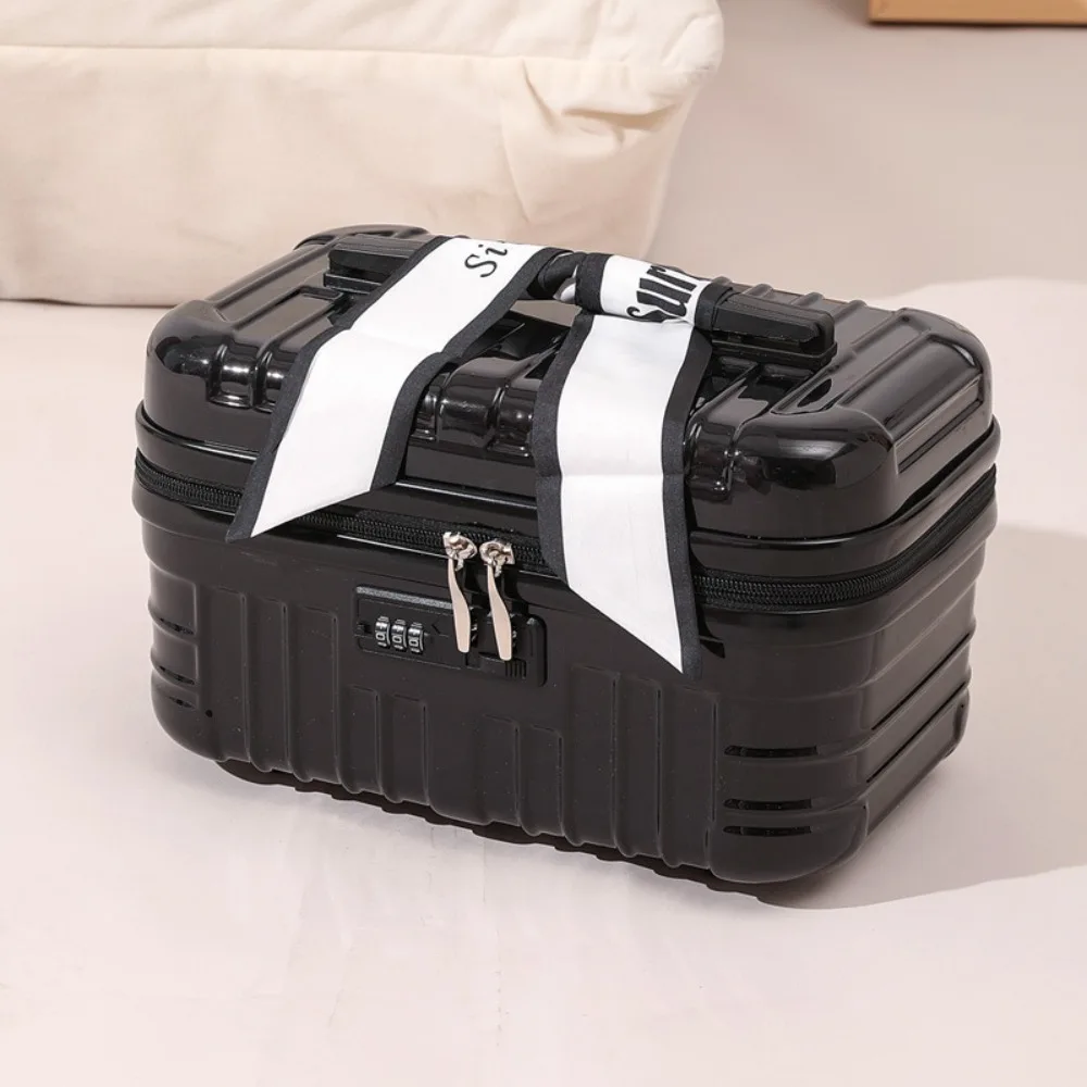 Petit étui à cosmétiques de 17 pouces, Mini sac à bagages Portable de grande capacité, sac de rangement de toilette étanche Durable, valise