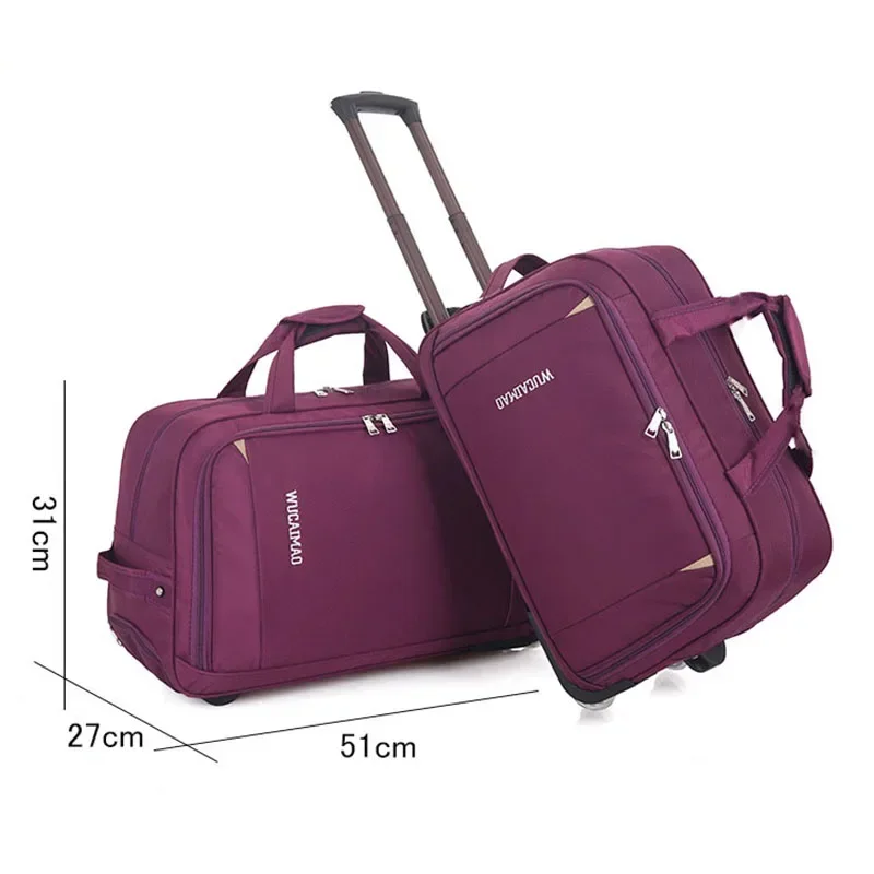 sac de transport à roulettes trolley, valise à roulettes, sac de sport de voyage étanche, bagage à main, nouveau