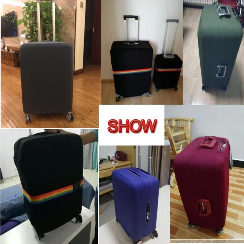 housse de protection pour bagages de voyage plus épaisse, housse pour valise, accessoires de voyage, housse élastique pour bagages, applicable à une valise de 18 à 32 pouces