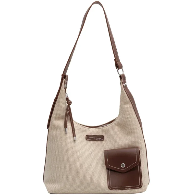sacs à main créatifs au design populaire pour femmes, sac à bandoulière décontracté sous les bras, seau en toile de luxe de styliste, nouvelle collection