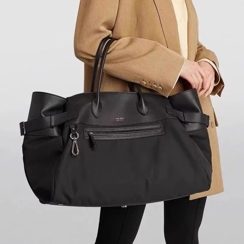 sacs fourre-tout en cuir véritable pour femmes, sacs à main de luxe de styliste, bourses en toile avec poche intérieure, épaule de grande capacité, nouvelle collection 2025