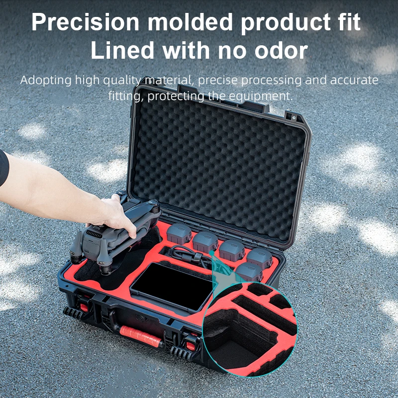 Étui de transport pour drone dji mavic 4 pro, mallette de rangement de voyage de grande capacité, valise rigide et portable pour dji rc 2/ rc pro/ rc pro 2