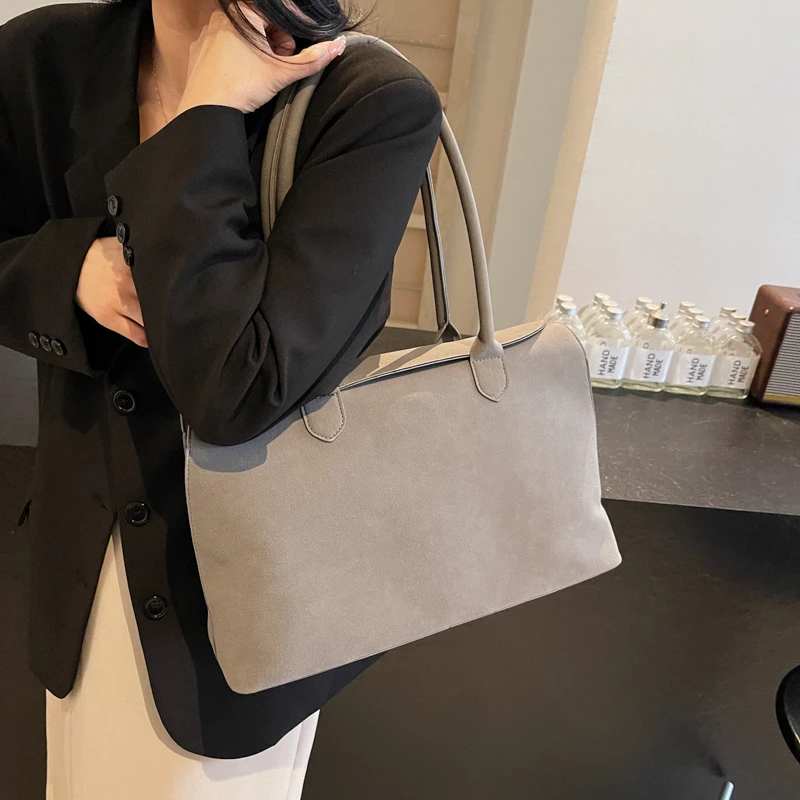 sac à main femme sacs marques luxes porte documents d'affaires style sacs à bandoulière pour femmes doux faux daim grande capacité shopper fourre tout 2025 derniers sacs à main de créateur de luxe