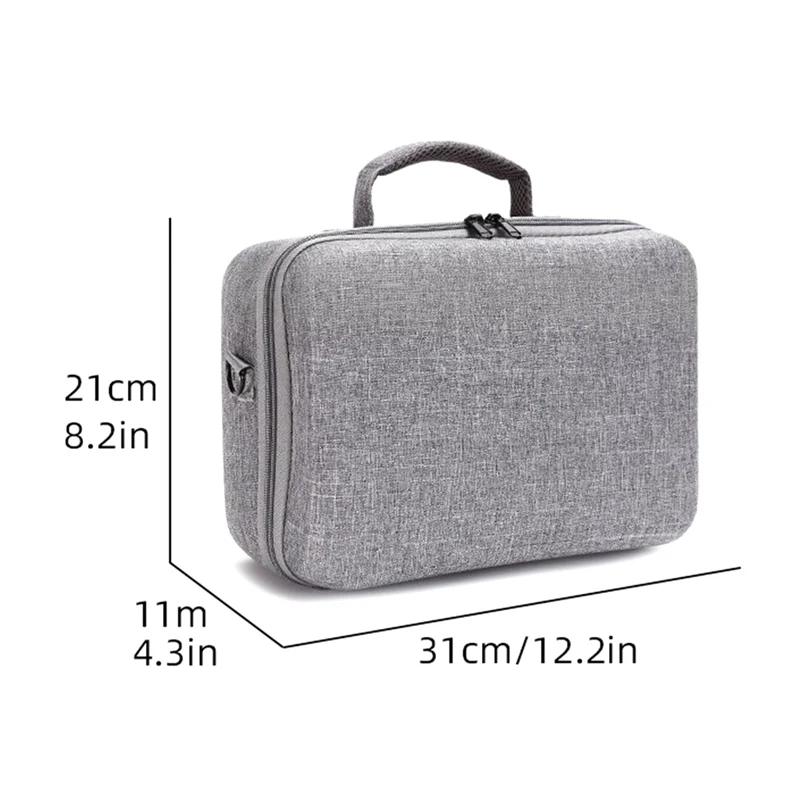 cabe sac à main de rangement portable pour drone dji mini 4 pro, sac à bandoulière à coque rigide, valise de voyage