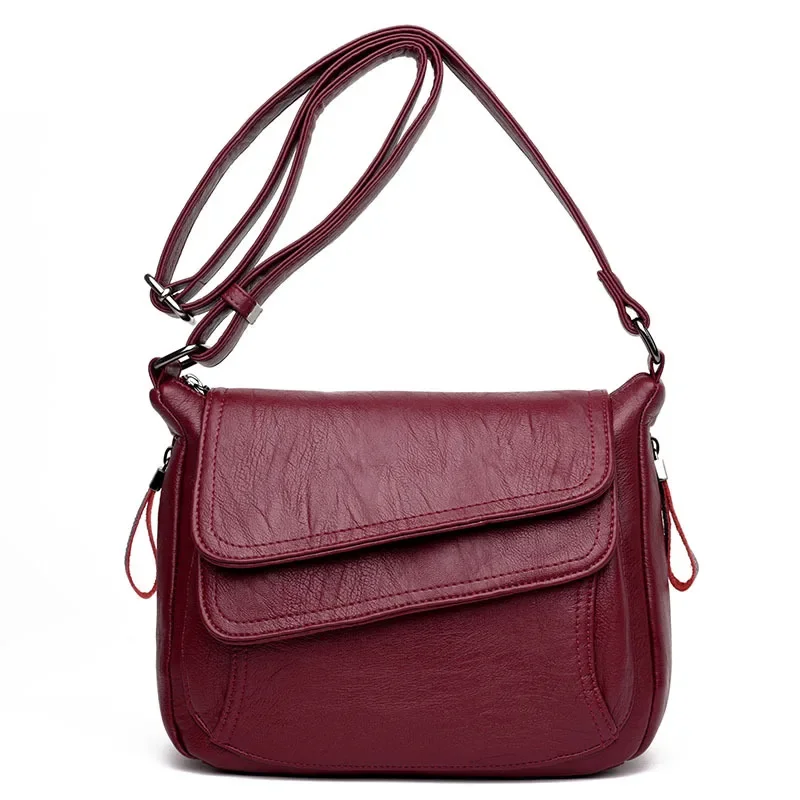 sac à main de luxe en cuir souple pour femmes, sacs à main et sacs à main de bonne qualité, sacoches à bandoulière décontractées, nouvelle collection 2024