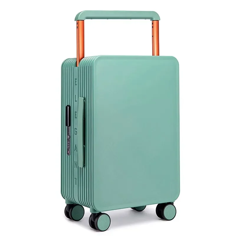valise à poignée large pour hommes et femmes, bagage à roulettes, roues tournantes, sac de voyage, cabine, mot de passe, bagages à roulettes, haute qualité, 20/24 pouces