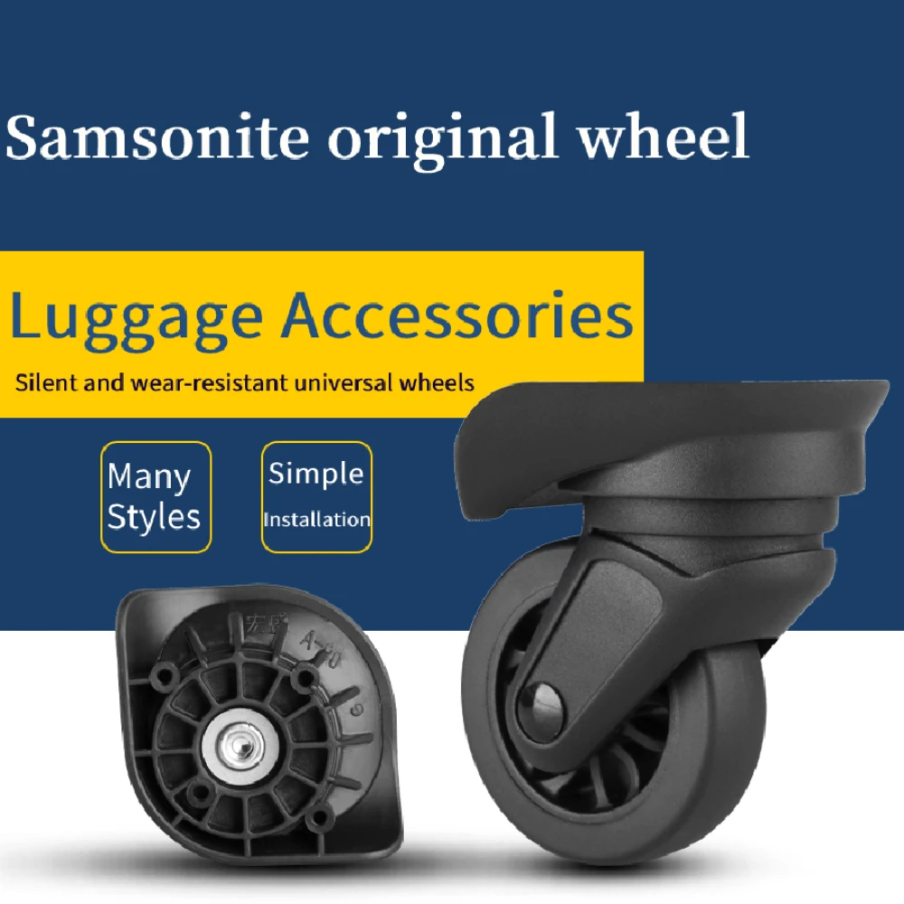 Convient pour Samsonite 75R S43 valise touristique américaine boîtier de chariot valise à roulettes universelle Hongsheng A-90 accessoires roue