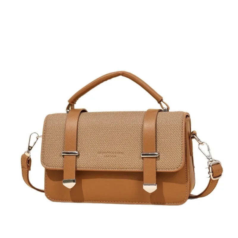 sac à main en paille tendance 20205, nouveau mini sac carré polyvalent, bandoulière de style ins