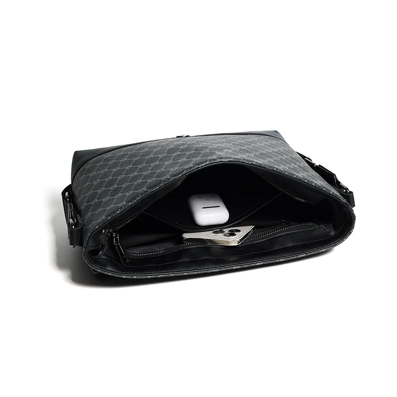sac à bandoulière de luxe pour hommes, sacoche en cuir de bonne qualité, sac à main de style vintage pour hommes