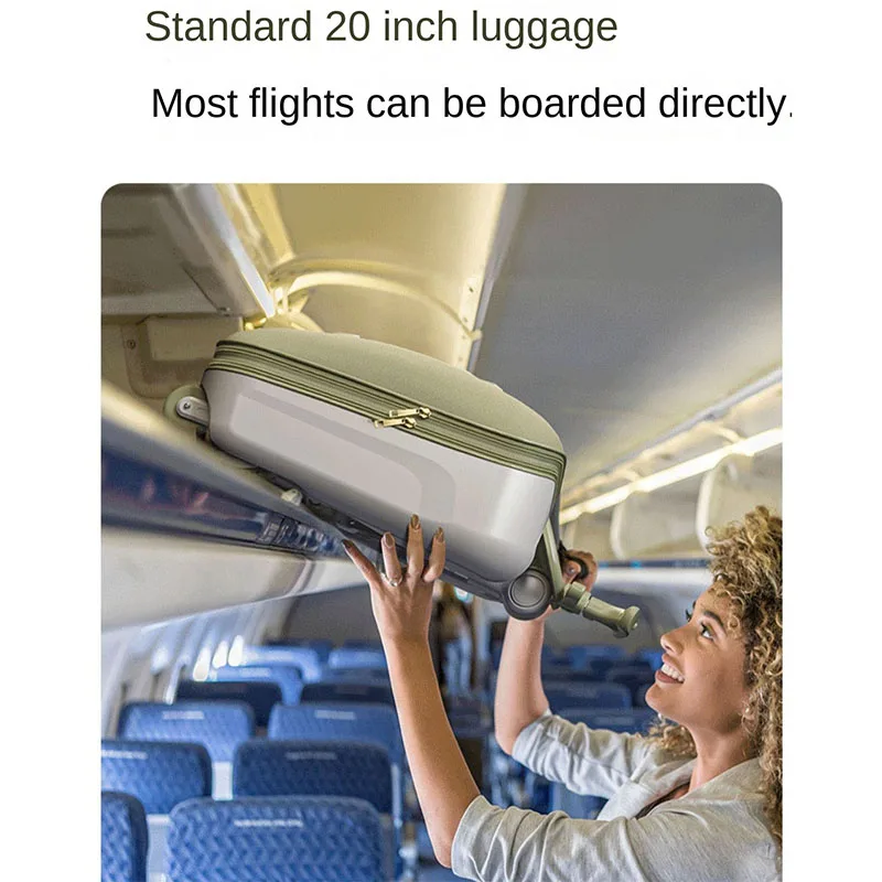 valise d'embarquement pliable pour enfants, bagages pour enfants, peut s'asseoir sur un chariot, roues de frein, sacs de voyage pour bébé, sacs de transport, nouveau