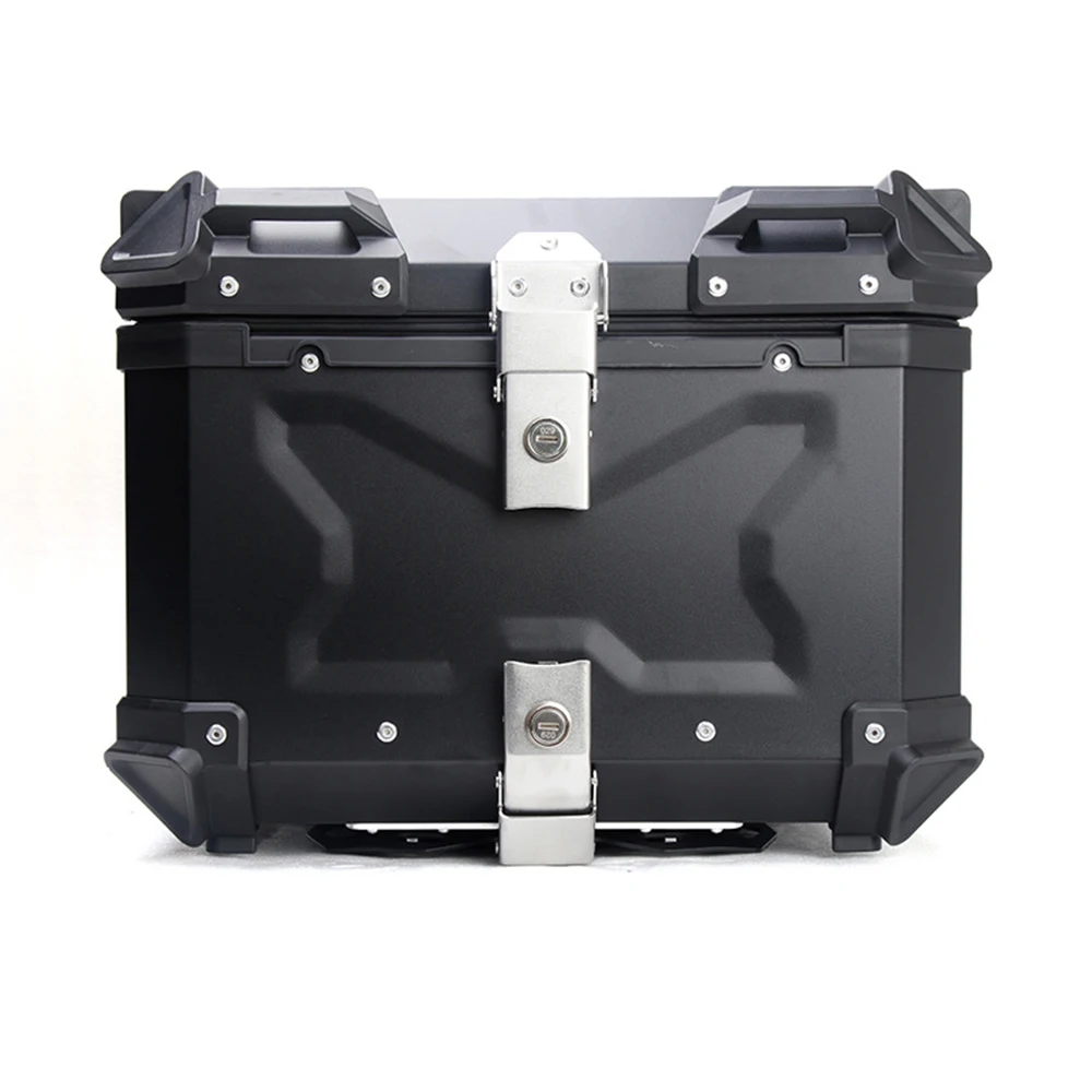 coffre arrière de moto en aluminium 36l 45l 55l 65l 80l 100l, valises de moto, boîte arrière de rangement, boîte supérieure