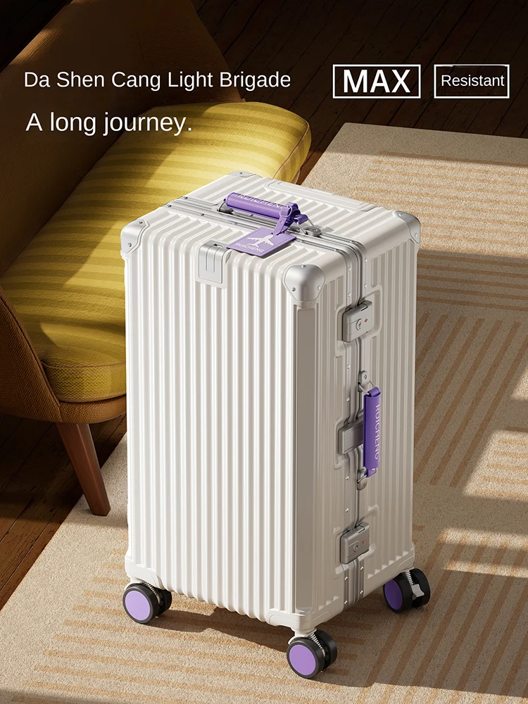 valises de voyage 28/30/32 pouces, grande capacité, nouveau, solide et durable, cadre en aluminium épais, valise à roulettes, 20 pouces
