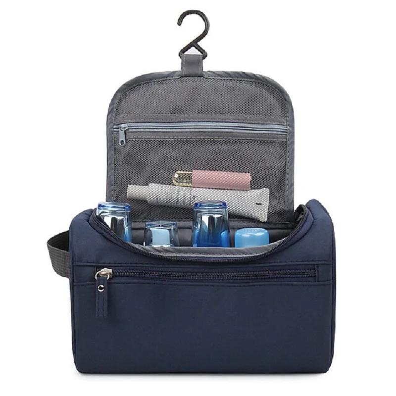 trousse de maquillage portable pour hommes et femmes, trousse de maquillage unisexe, trousse de maquillage étanche, trousse de présentation pour l'évaluation et la toilette, poudres pour le lavage et le rasage