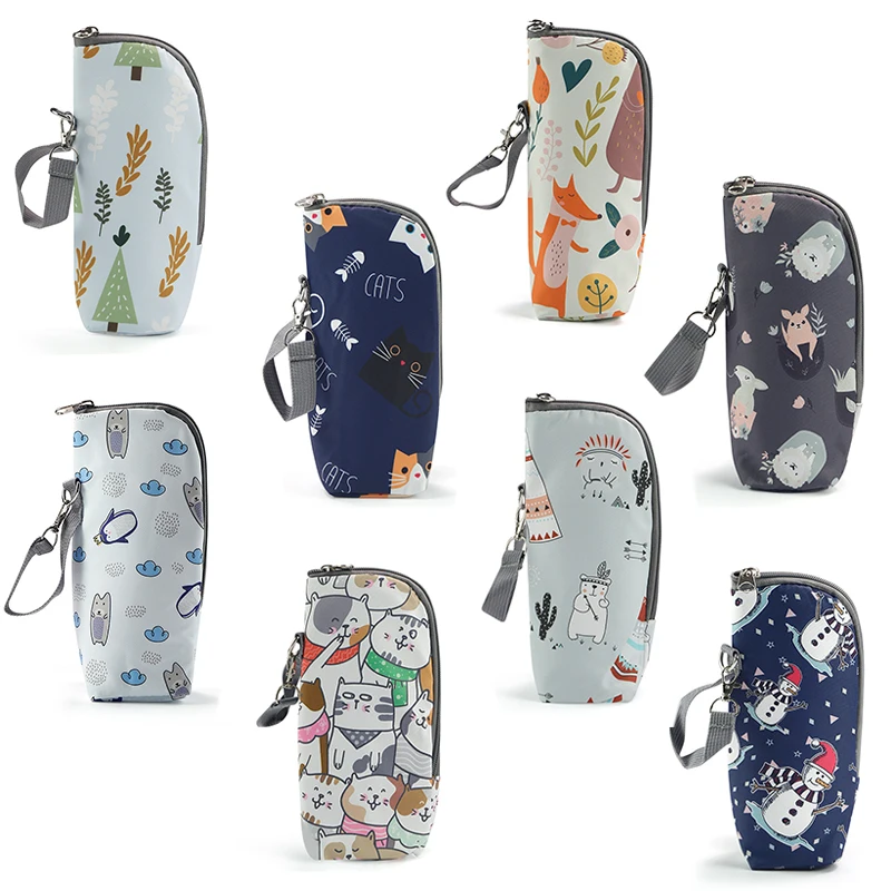 sac de voyage portable pour biberon, étui de voyage avec conception isolée, organisateur de biberon pour voyage et alimentation en plein air