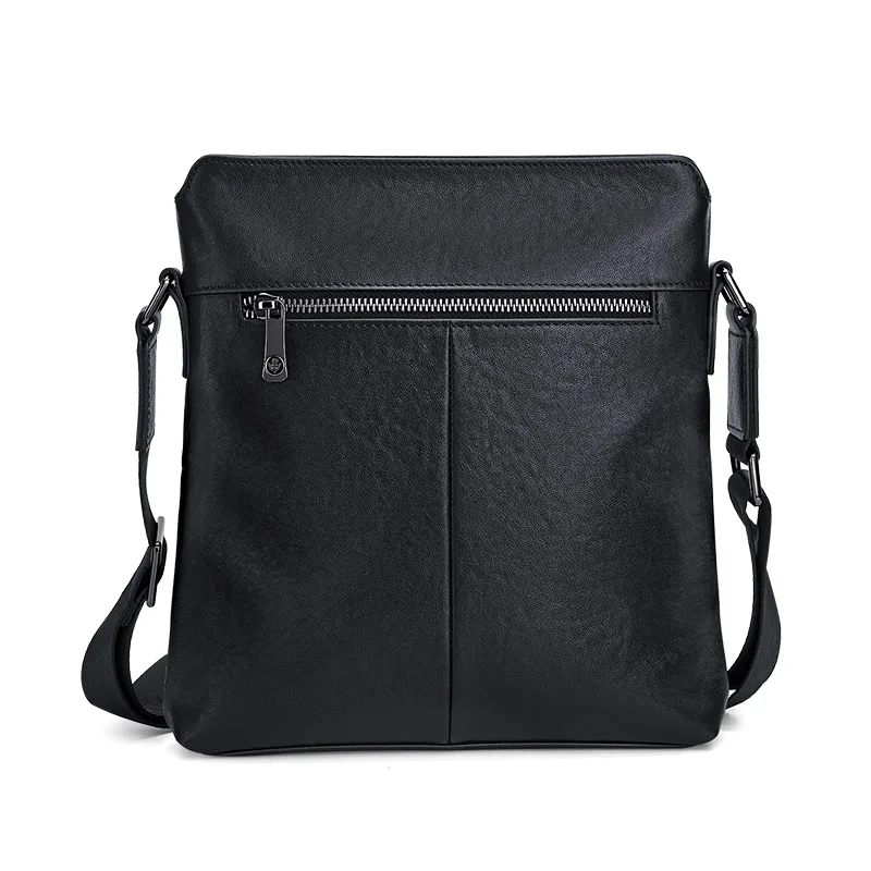 sac à bandoulière en cuir pour hommes, sac à dos décontracté à la mode, sac d'affaires multifonctionnel