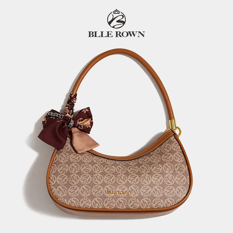 sac à main en cuir décontracté pour femme, sous les bras, hobos à la mode