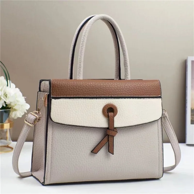 sac à bandoulière en cuir pour femmes, marque de luxe, à la mode, élégant, populaire, classique, matériel élégant, tendance, vintage, sac quotidien 