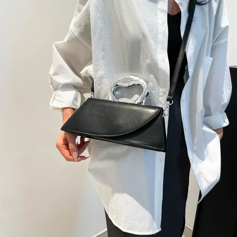 vintage femmes noir chic sac à bandoulière de luxe concepteur petits sacs à bandoulière mode rouge sac à main mignon en cuir pu sac à main sac a main